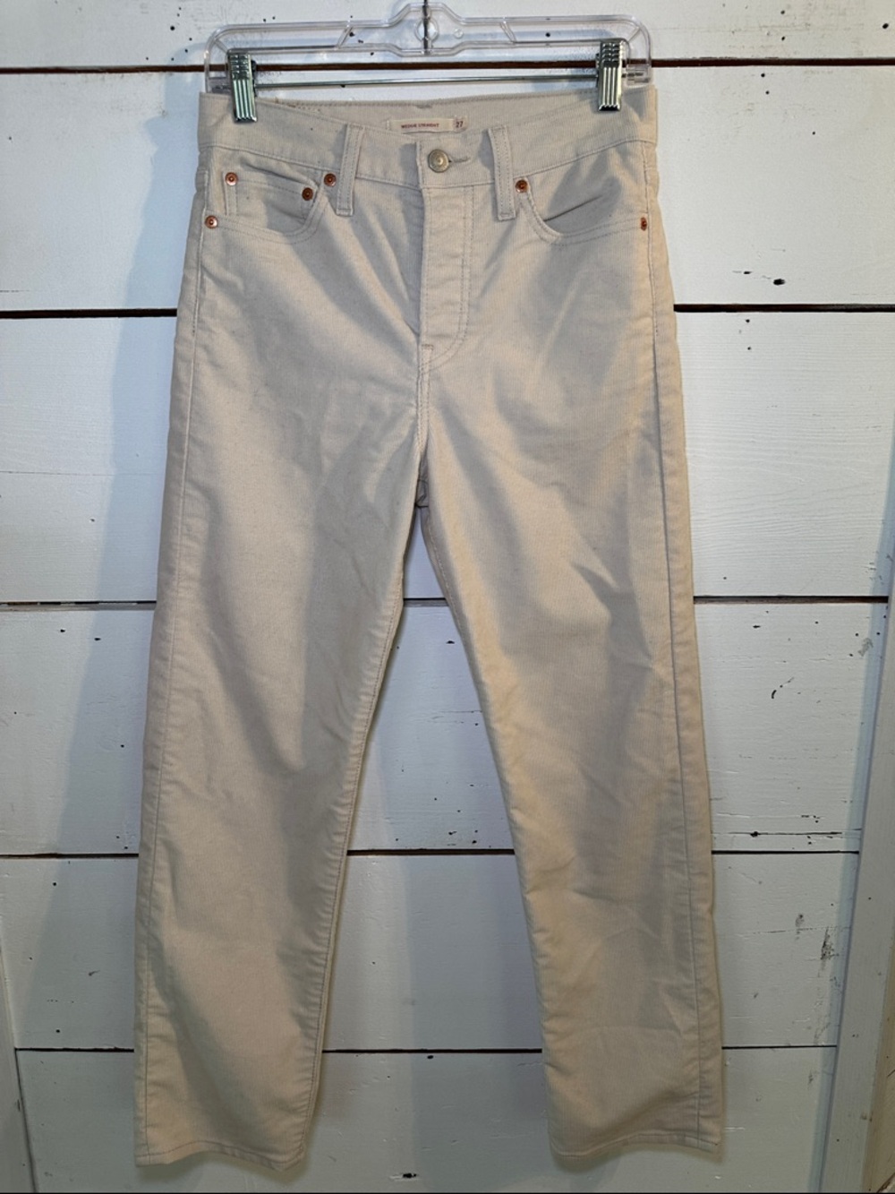Levis Premium Women's Wedgie Straight Corduroy Pants